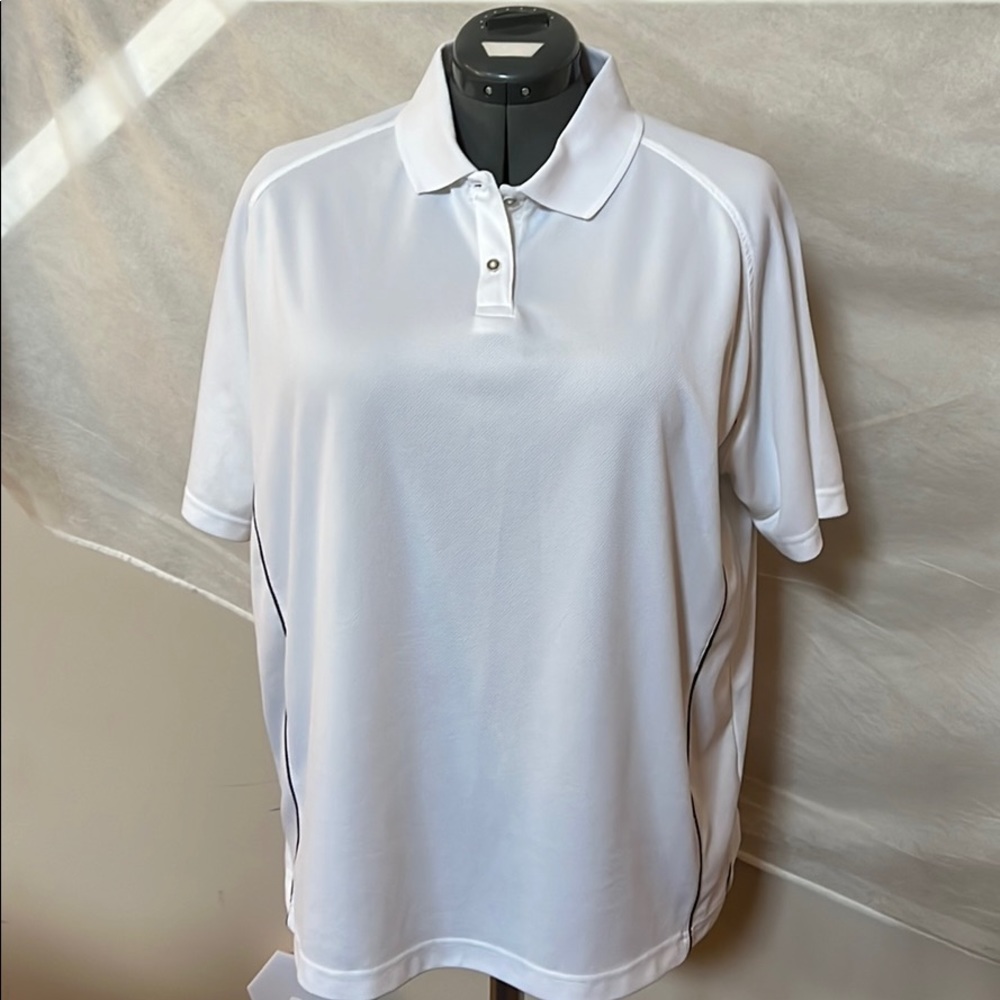 Hartwell Womens Sz 3X White Golf Shirt
